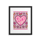 Pisces Heart Framed Art Print Gallery Image 6