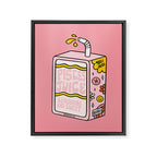 Pisces Juice Box Framed Canvas Print Gallery Image 8