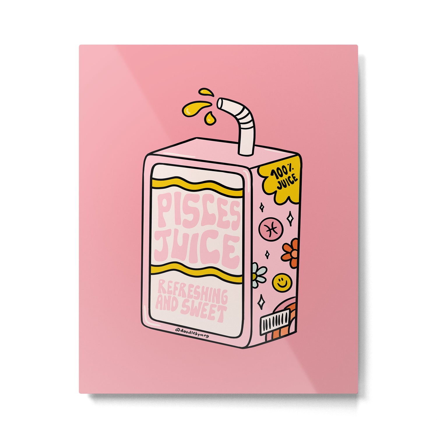 Pisces Juice Box Metal Print Gallery Image 6