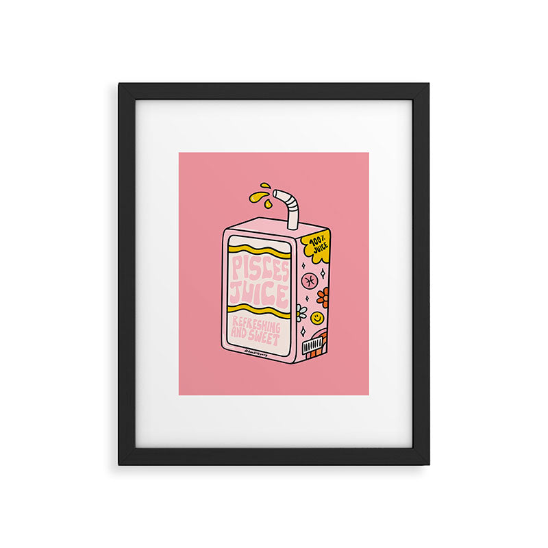 Pisces Juice Box Framed Art Print Gallery Image 4