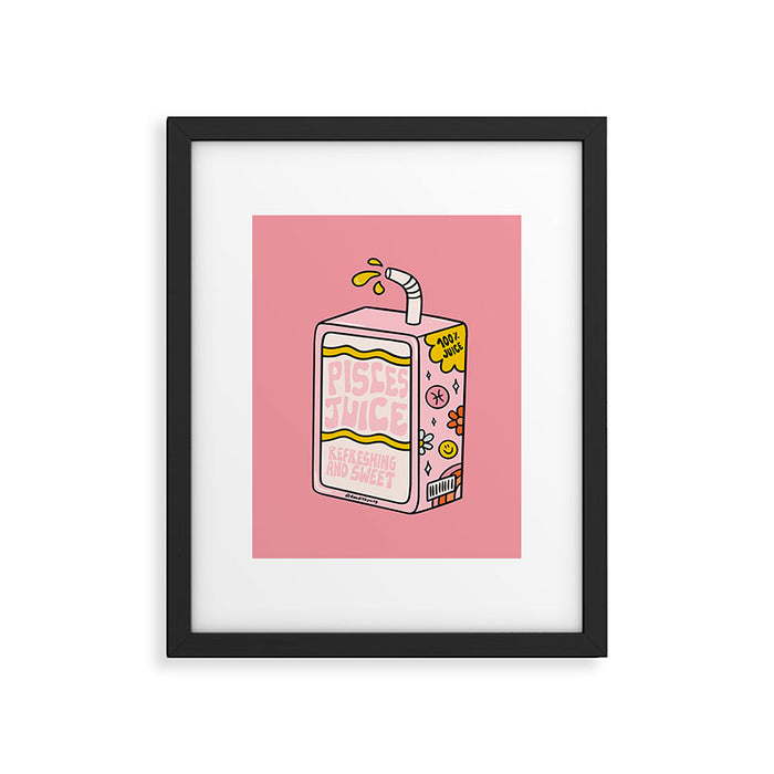 Pisces Juice Box Framed Art Print Gallery Image 1