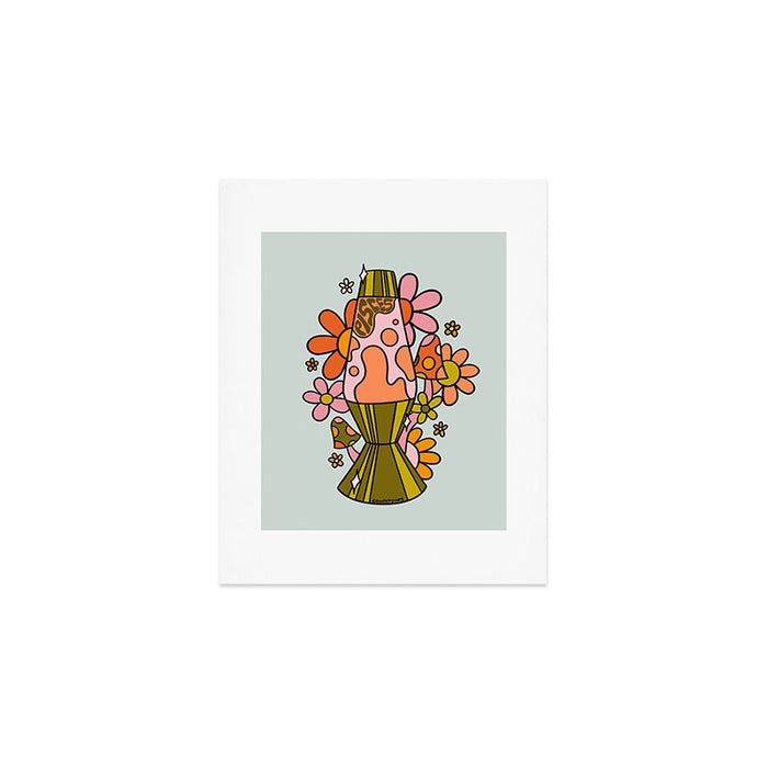 Pisces Lava Lamp Art Print Gallery Image 1