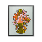 Pisces Lava Lamp Framed Canvas Print Gallery Image 8