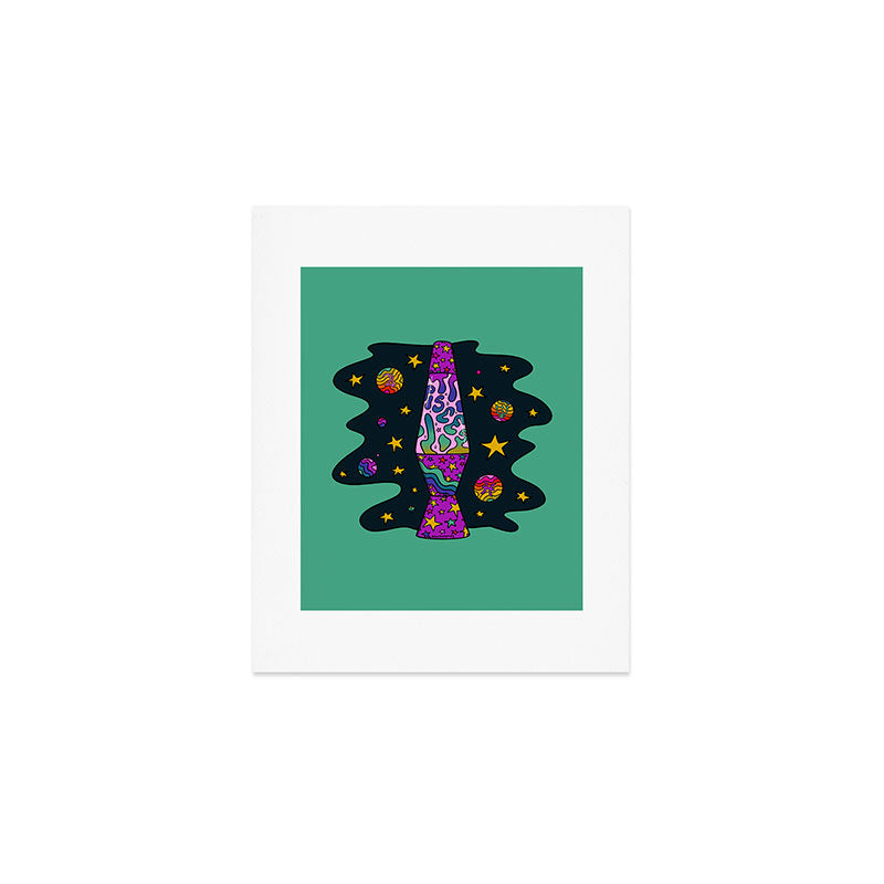 Pisces Lava Lamp Art Print Gallery Image 1
