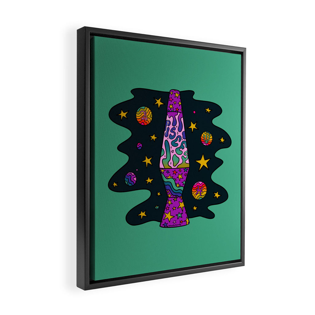 Pisces Lava Lamp Framed Canvas Print Gallery Image 2