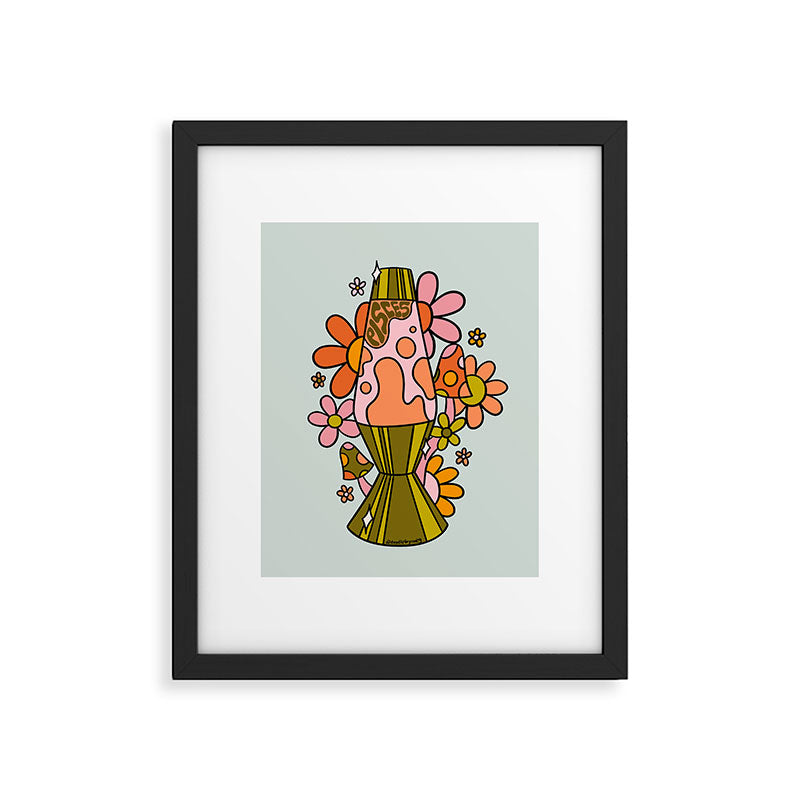 Pisces Lava Lamp Framed Art Print Gallery Image 6
