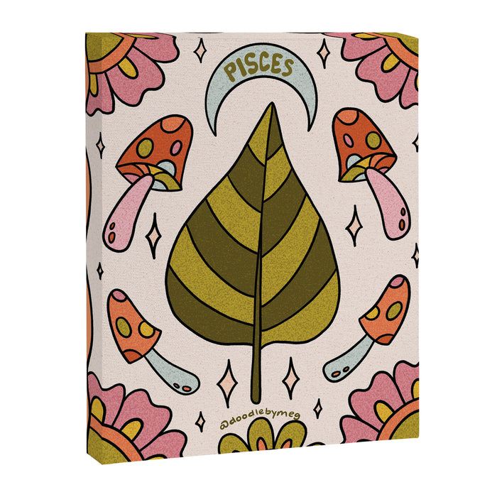 Pisces Leaf Canvas Print Gallery Image 1