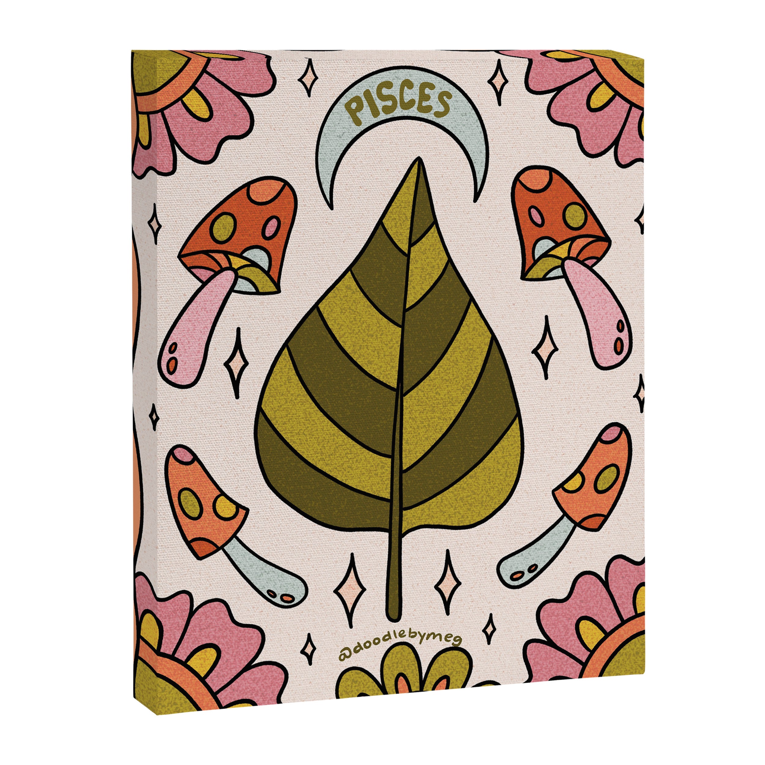 Pisces Leaf Canvas Print Gallery Image 8