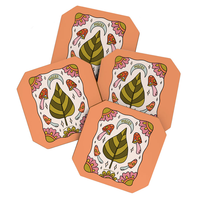 Pisces Leaf Coaster Gallery Image 1