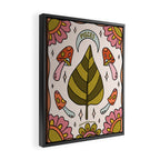Pisces Leaf Framed Canvas Print Gallery Image 2