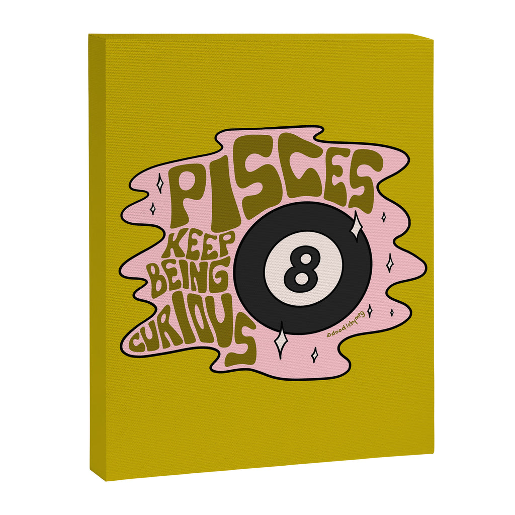 Pisces Magic 8 Ball Canvas Print Gallery Image 8