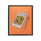 Pisces Matchbox Framed Canvas Print Gallery Image 8