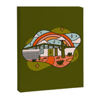 Pisces Mid Century House Canvas Print Gallery Image 8