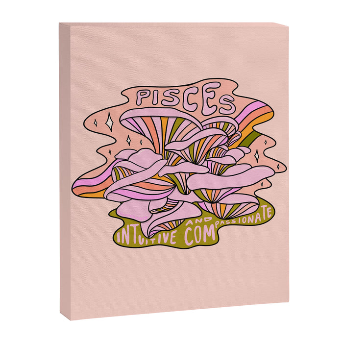Pisces Mushroom Canvas Print Gallery Image 1