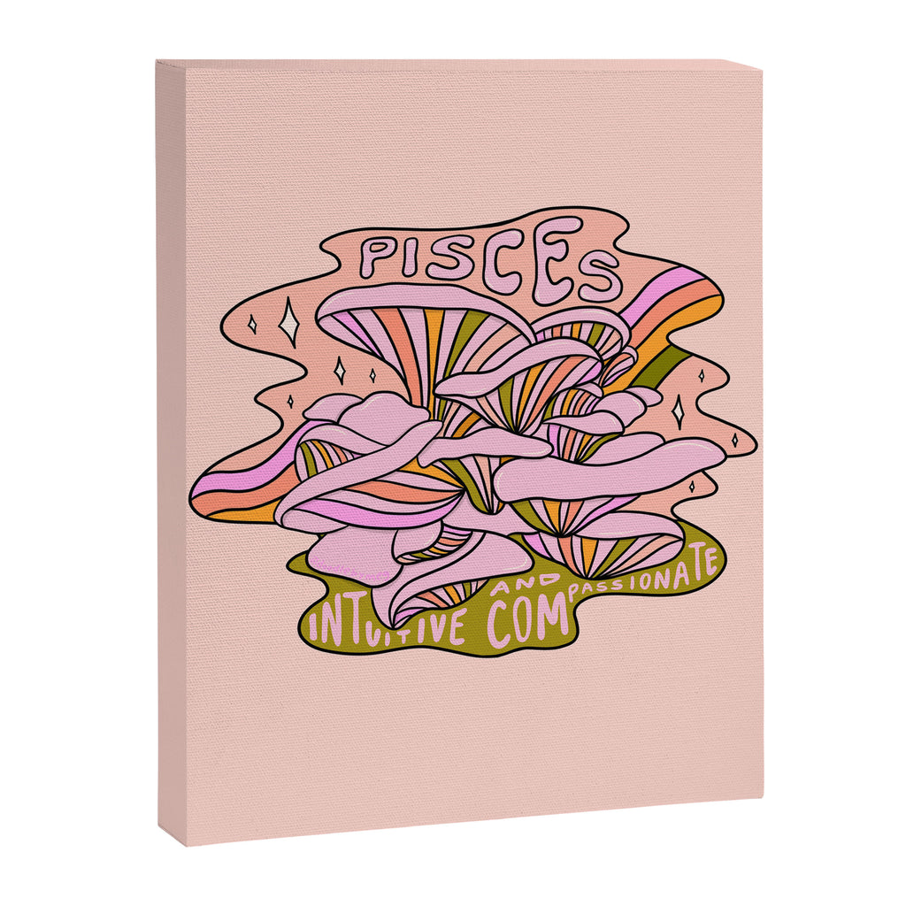 Pisces Mushroom Canvas Print Gallery Image 8