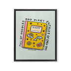 Pisces Notebook Framed Canvas Print Gallery Image 8
