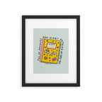 Pisces Notebook Framed Art Print Gallery Image 6
