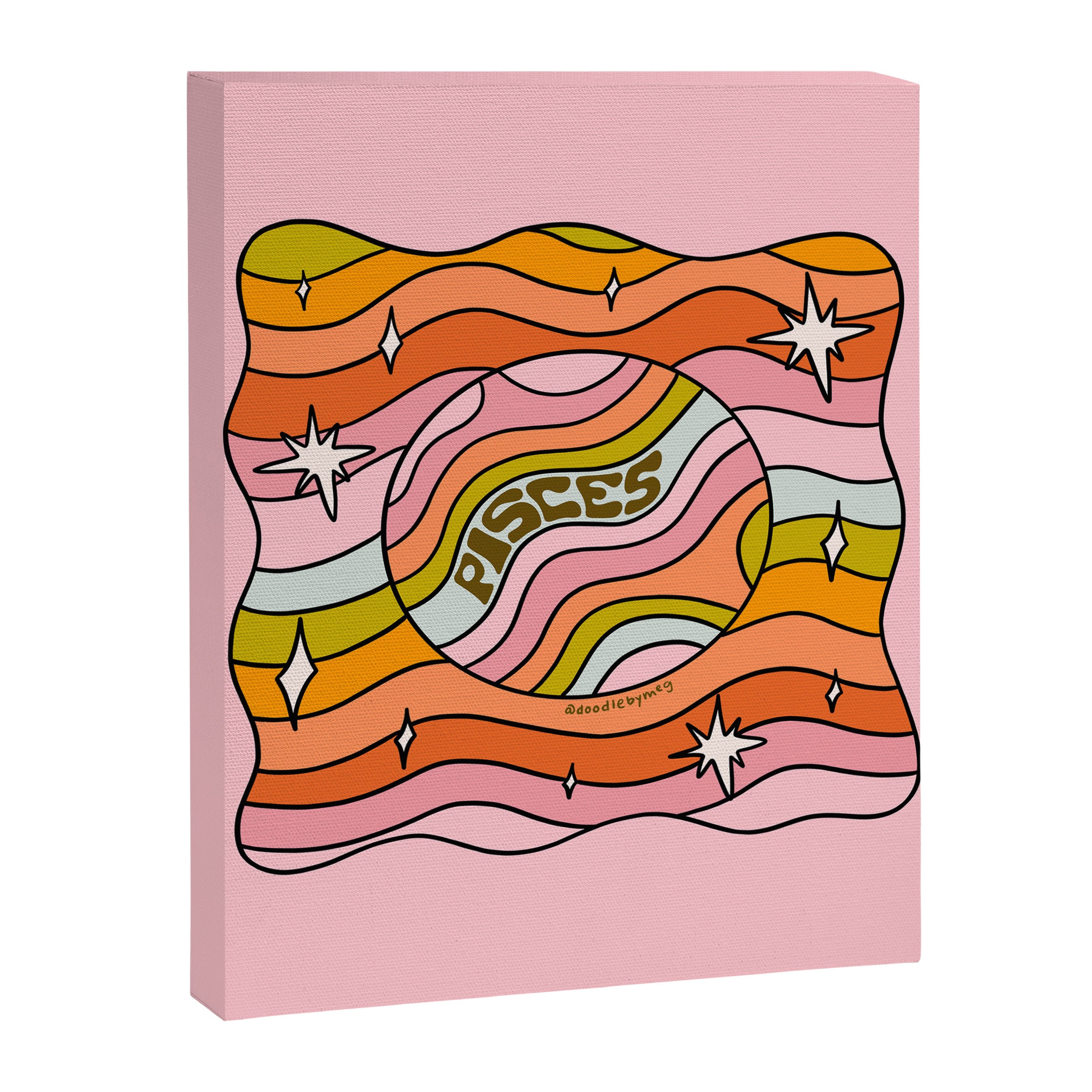 Pisces Planet Canvas Print Gallery Image 8