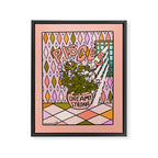 Pisces Plant Framed Canvas Print Gallery Image 8