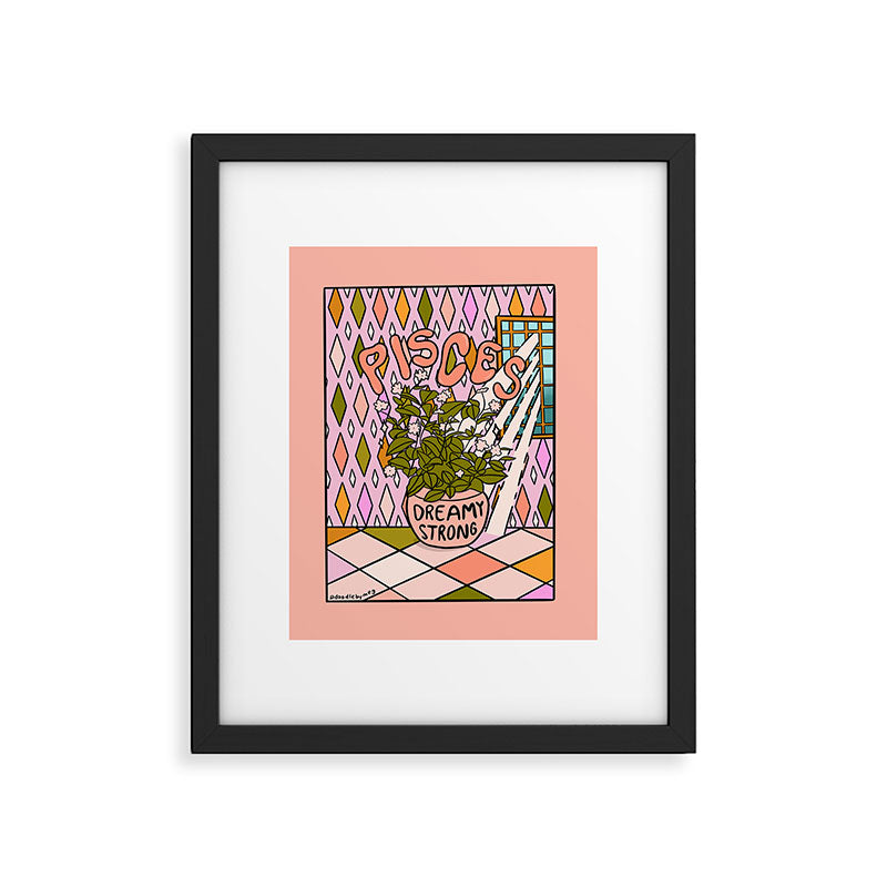 Pisces Plant Framed Art Print Gallery Image 6