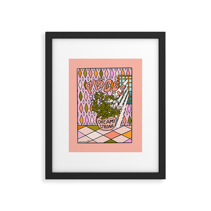 Pisces Plant Framed Art Print Gallery Image 1