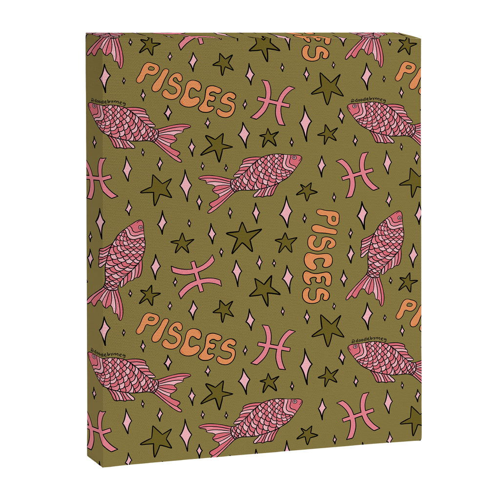 Pisces Print Canvas Print Gallery Image 8