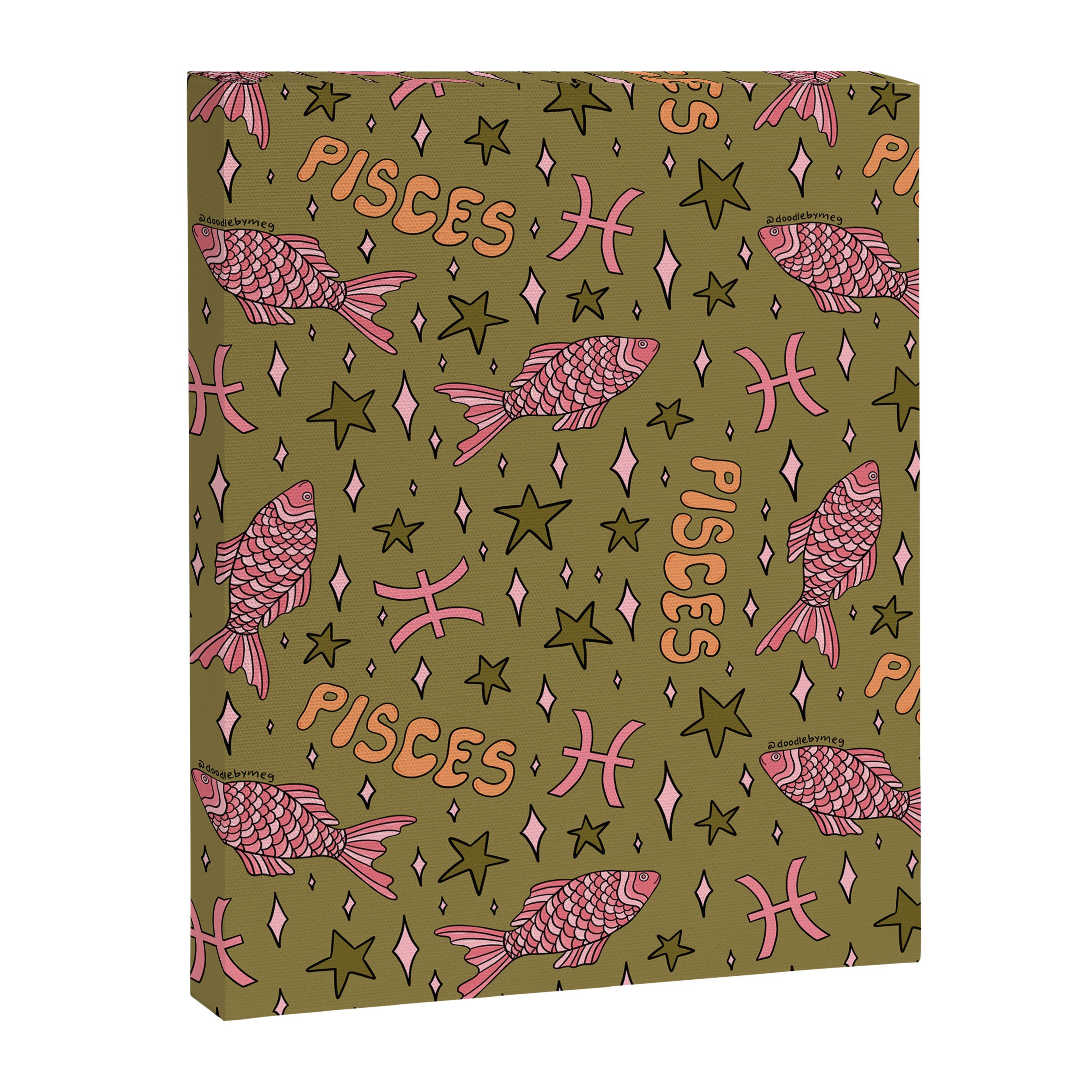 Pisces Print Canvas Print Gallery Image 8