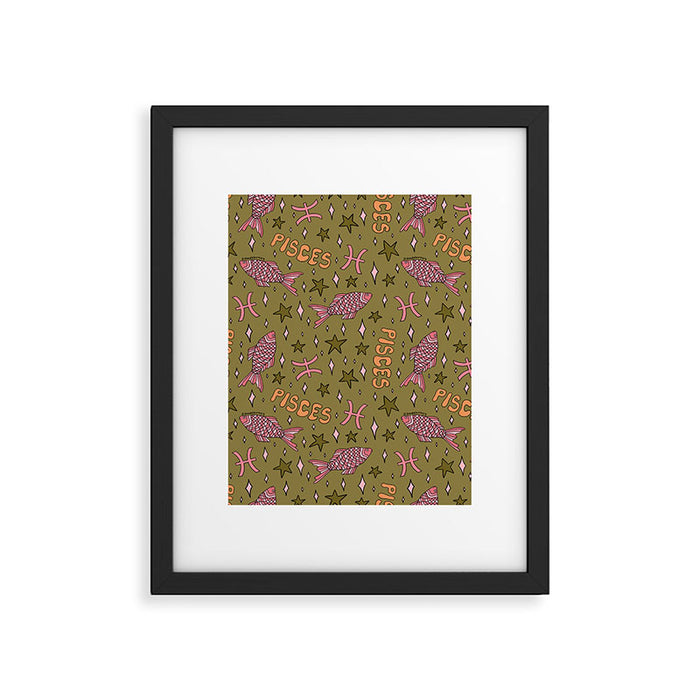 Pisces Print Framed Art Print Gallery Image 1