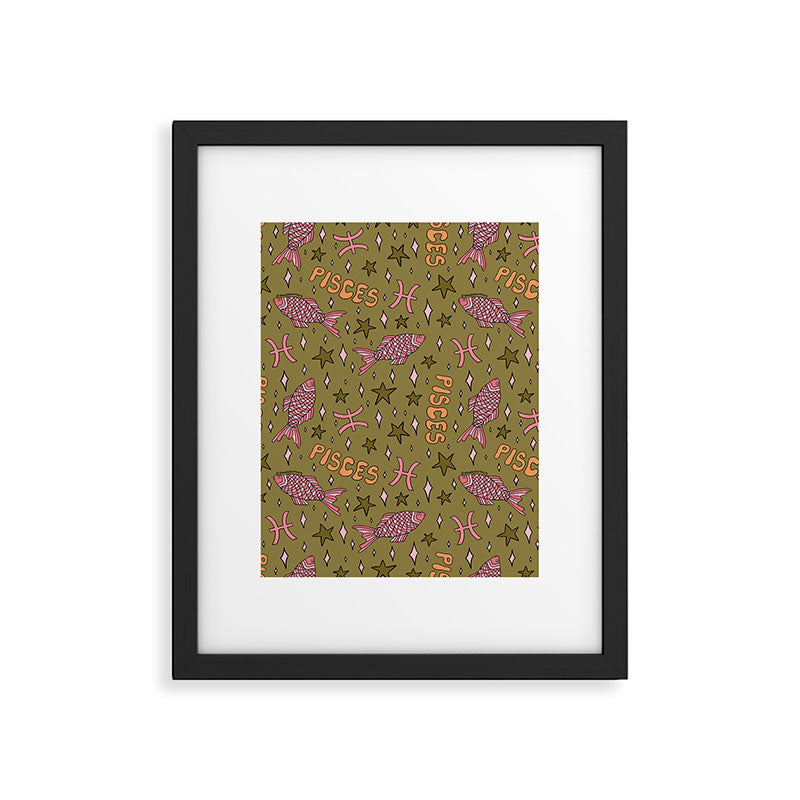 Pisces Print Framed Art Print Gallery Image 6