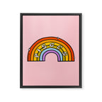 Pisces Rainbow Framed Canvas Print Gallery Image 8