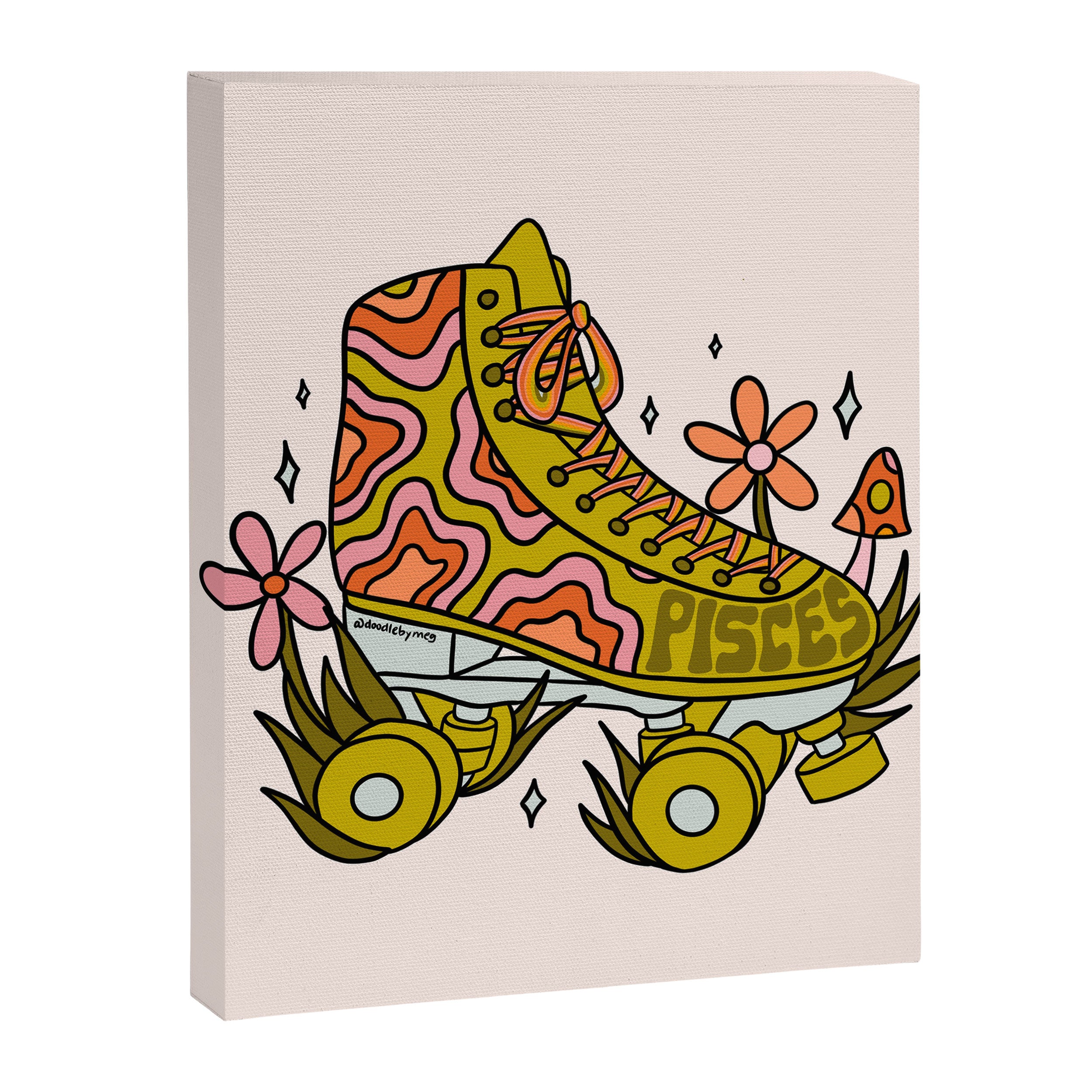 Pisces Roller Skate Canvas Print Gallery Image 8