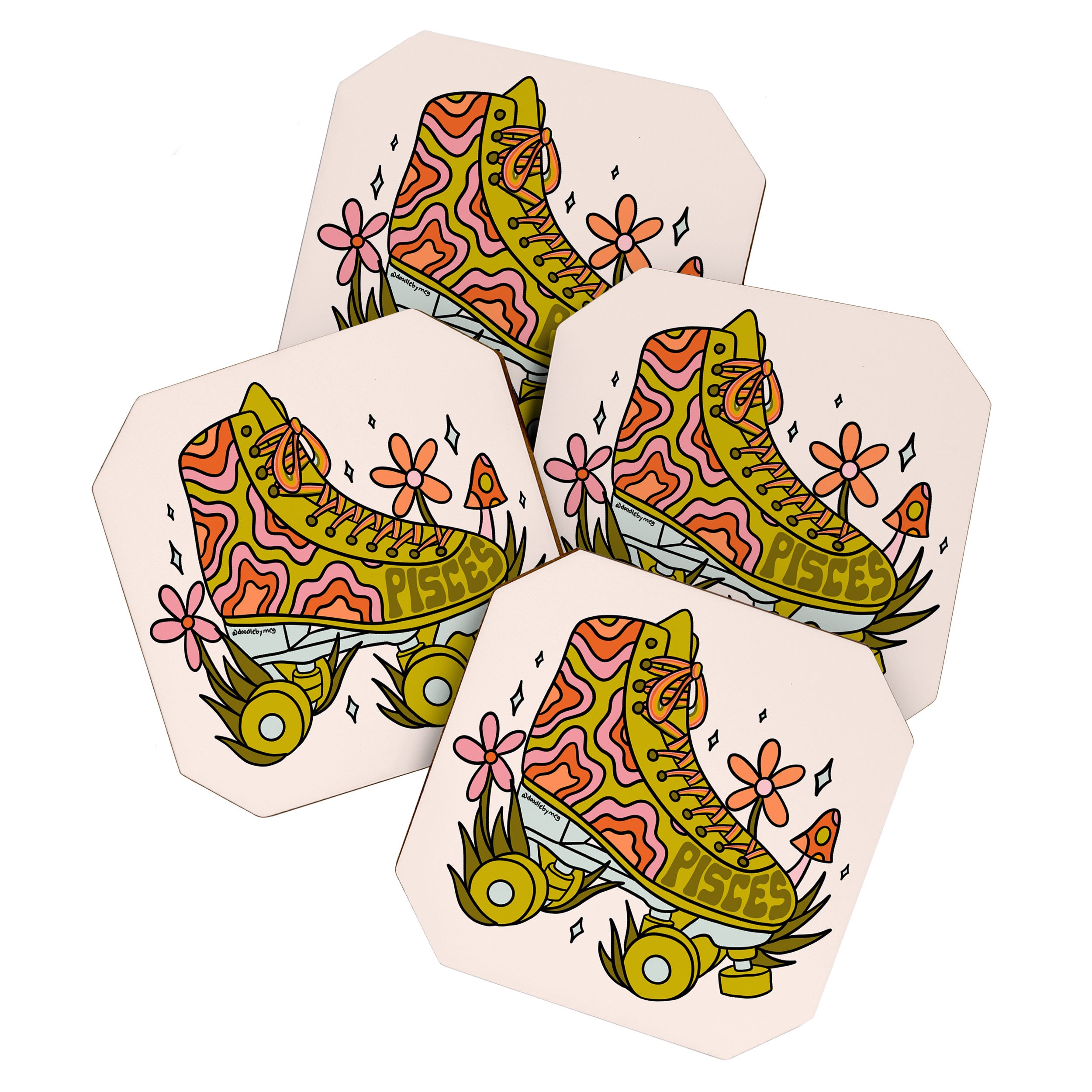 Pisces Roller Skate Coaster Gallery Image 1