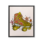 Pisces Roller Skate Framed Canvas Print Gallery Image 8