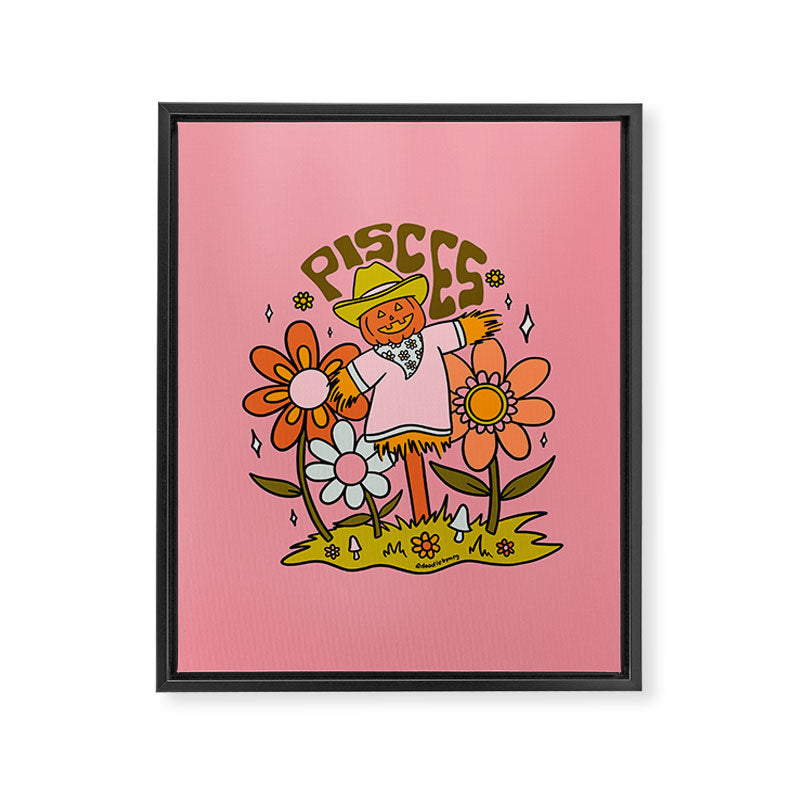Pisces Scarecrow Framed Canvas Print Gallery Image 8