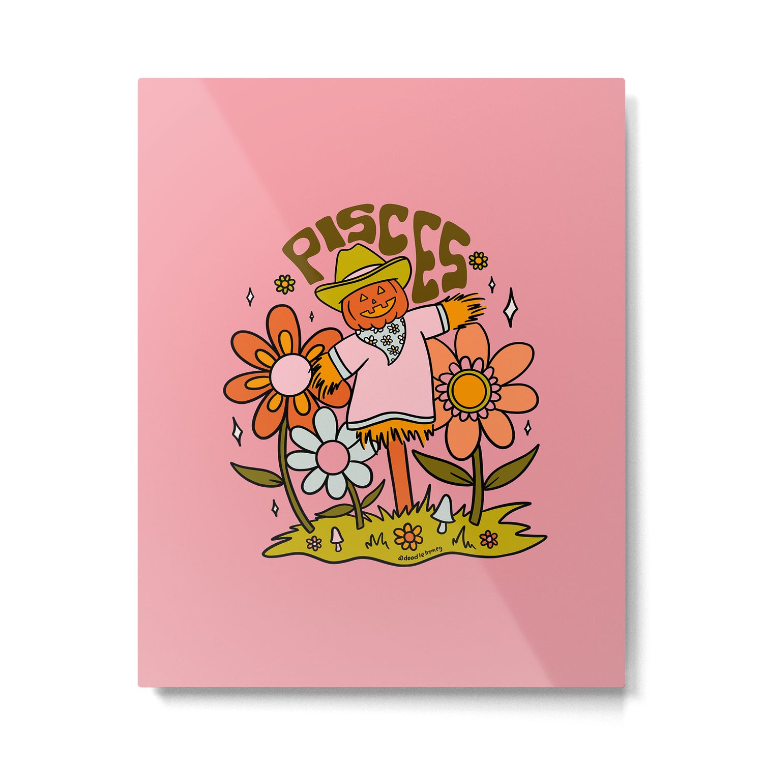 Pisces Scarecrow Metal Print Gallery Image 6