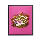 Pisces Skull Framed Canvas Print Gallery Image 8
