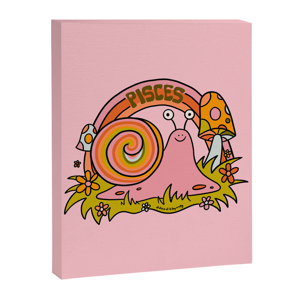 Pisces Snail Canvas Print Gallery Image 8