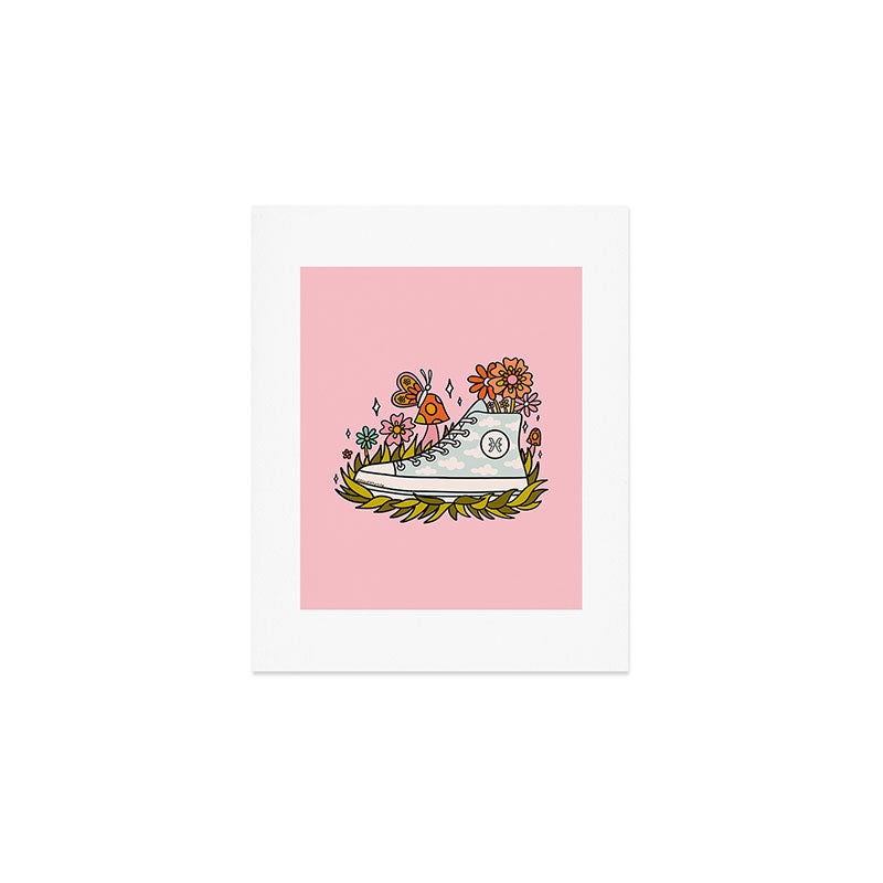 Pisces Sneaker Art Print Gallery Image 1