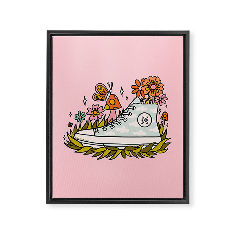 Pisces Sneaker Framed Canvas Print Gallery Image 8