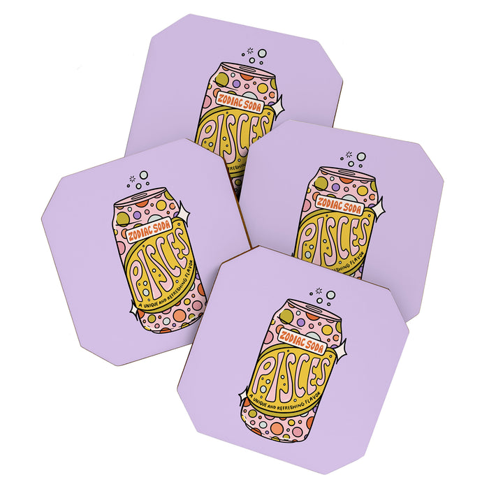 Pisces Soda Coaster Gallery Image 1