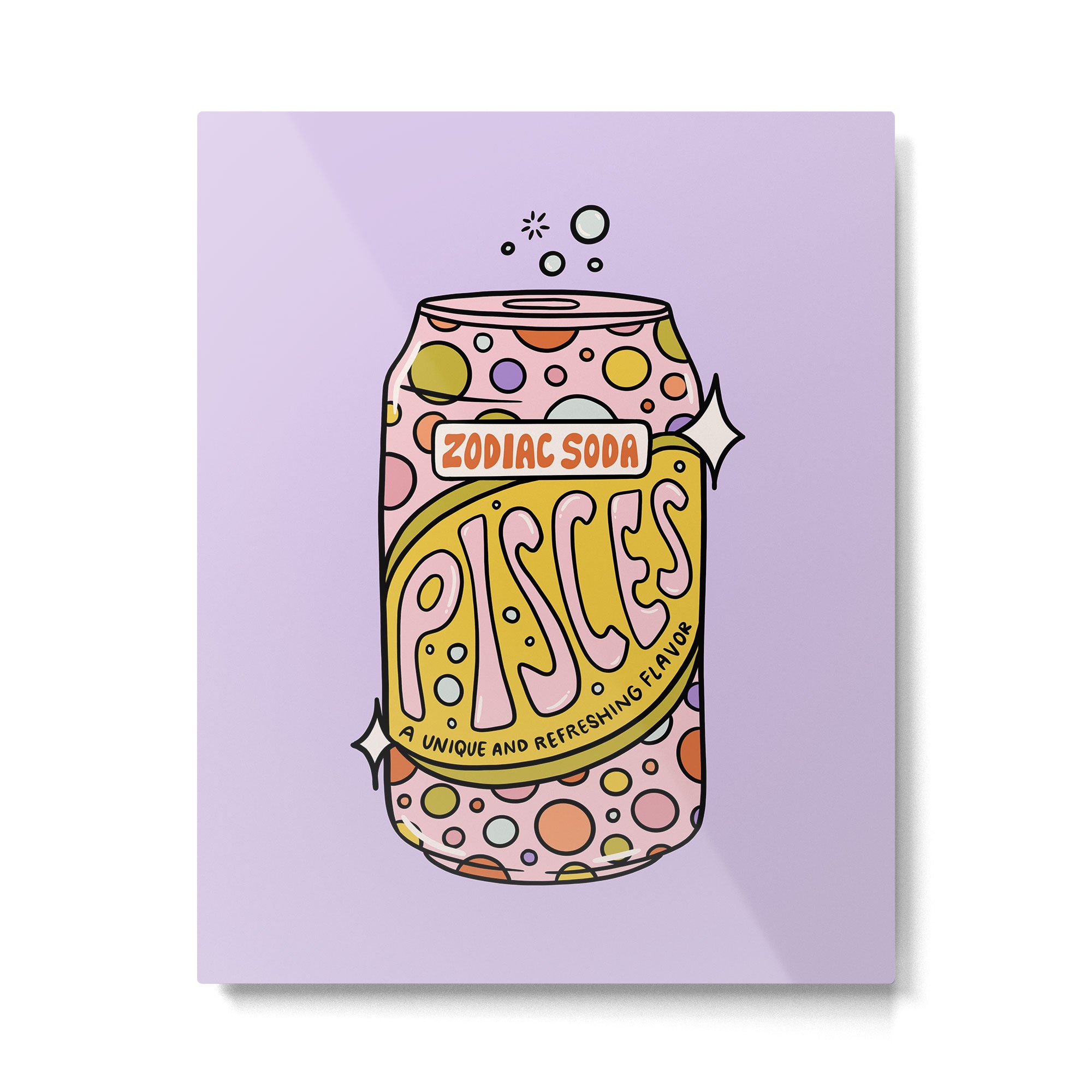 Pisces Soda Metal Print Gallery Image 4