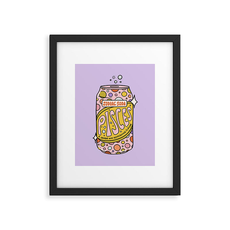 Pisces Soda Framed Art Print Gallery Image 5