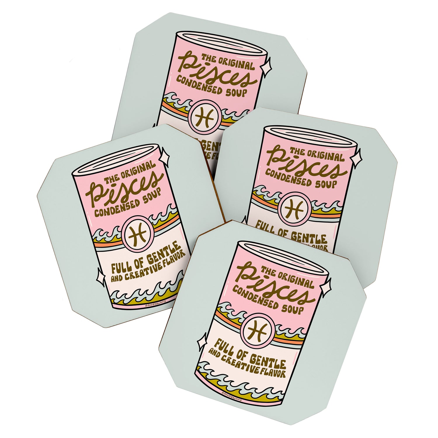 Pisces Soup Coaster Gallery Image 1