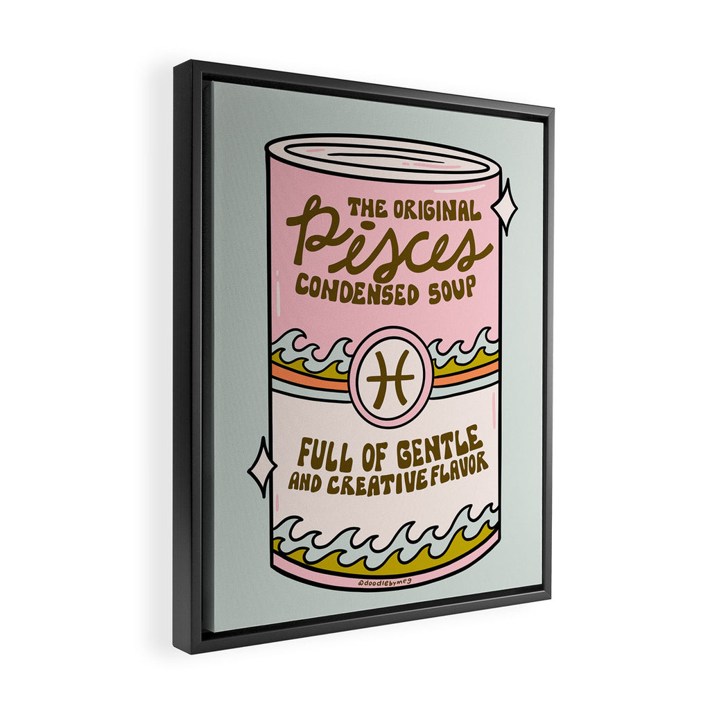 Pisces Soup Framed Canvas Print Gallery Image 2