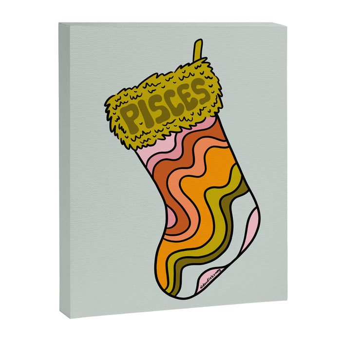 Pisces Stocking Canvas Print Gallery Image 1