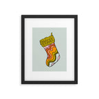 Pisces Stocking Framed Art Print Gallery Image 6