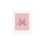 Pisces Symbol Art Print Gallery Image 1