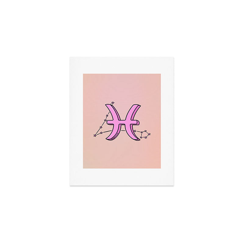 Pisces Symbol Art Print Gallery Image 1