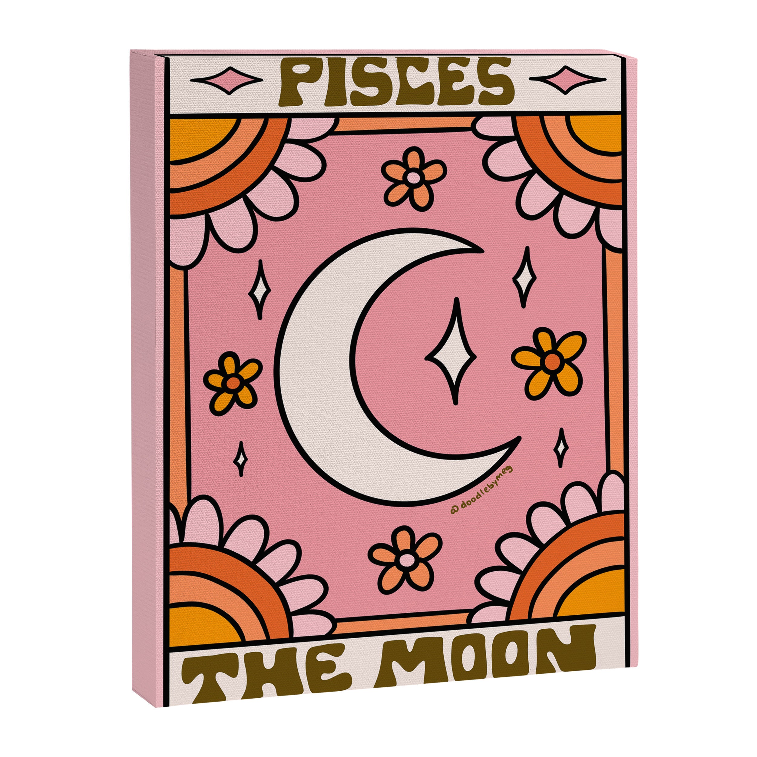 Pisces Tarot Card Canvas Print Gallery Image 8