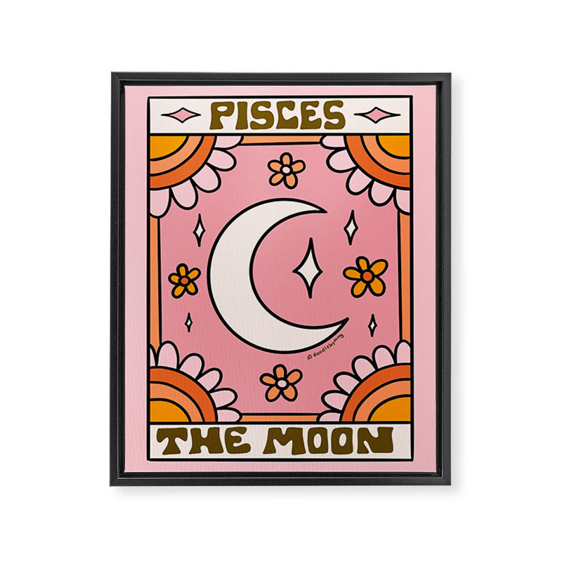 Pisces Tarot Card Framed Canvas Print Gallery Image 8